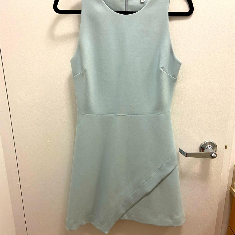 Elizabeth and James light blue asymmetrical dress